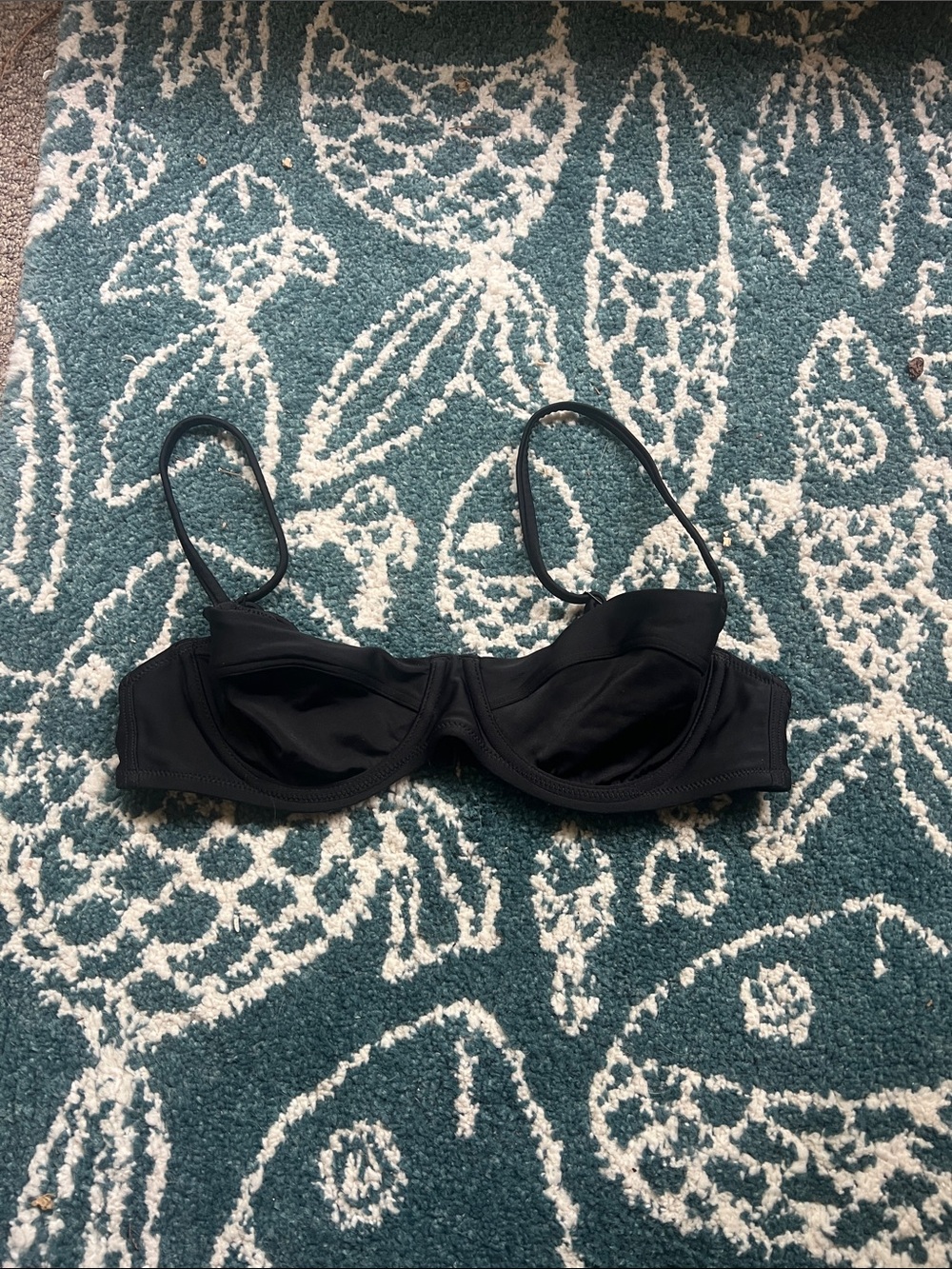 Black bathing suit top- underwire